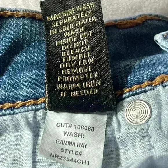 RACHEL Rachel Roy Women’s Distressed Button Fly Jeans Size 4/27 - Picture 6 of 14